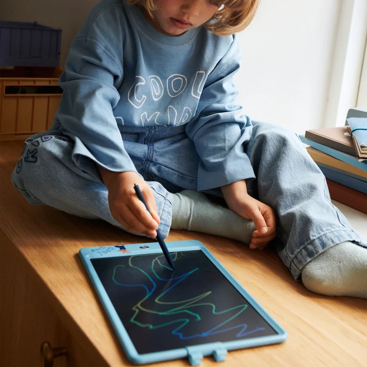 LIEWOOD - Zora LCD drawing board, 10", tiger / beach blue