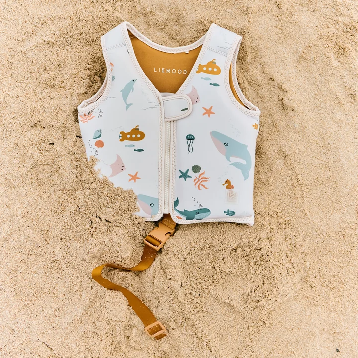 LIEWOOD - Dove Life jacket, sea creature / sandy