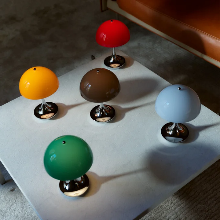 Louis Poulsen - Panthella 160 Portable V3 rechargeable LED table lamp, chrome