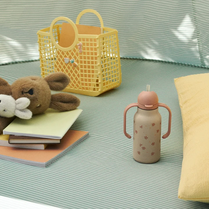 LIEWOOD - Kimmie printed bottle, 250 ml, mini Butterfly / apple blossom