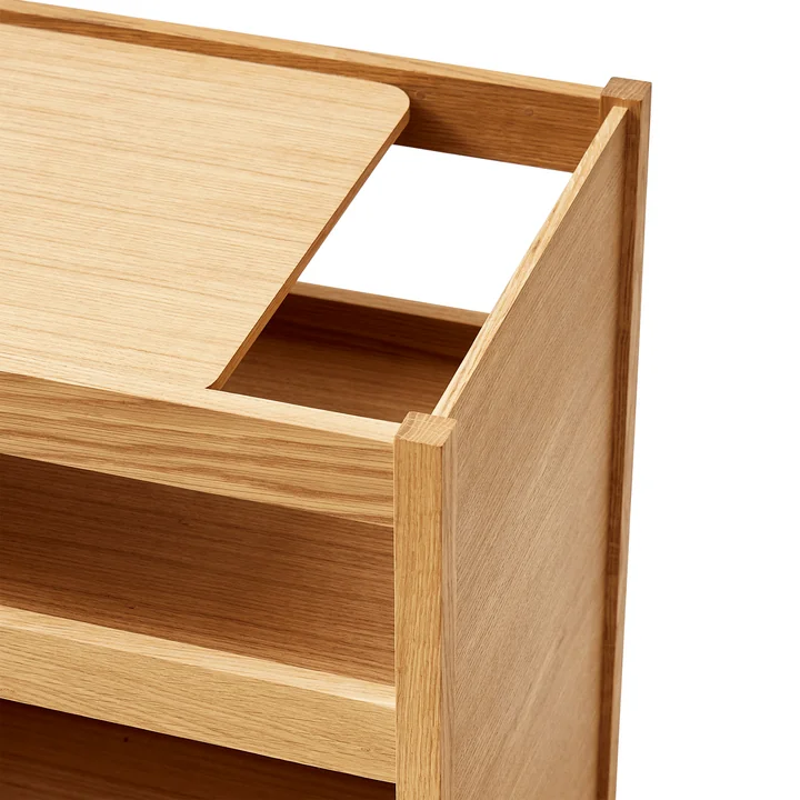 Form & Refine - Journal Side table, natural oak