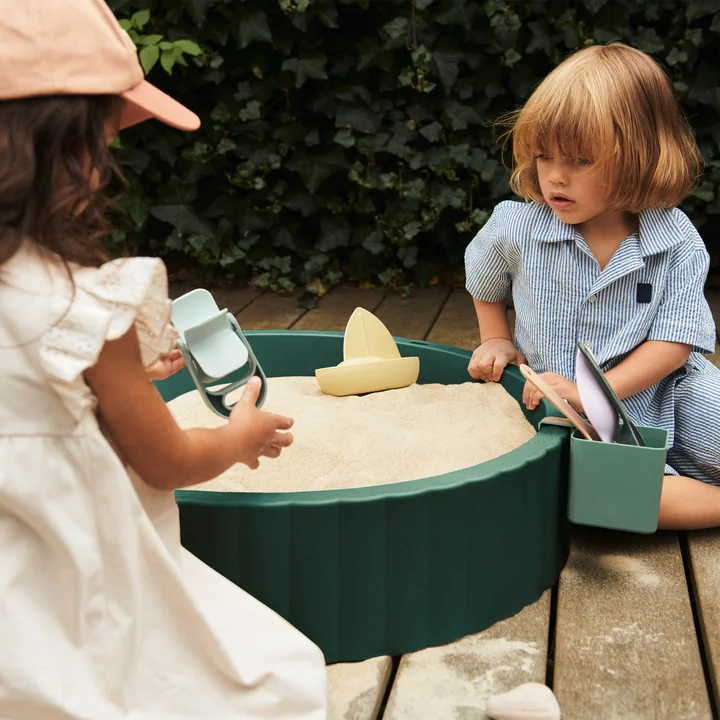 LIEWOOD - Saul Sandpit, Ø 80 cm, green garden / sandy