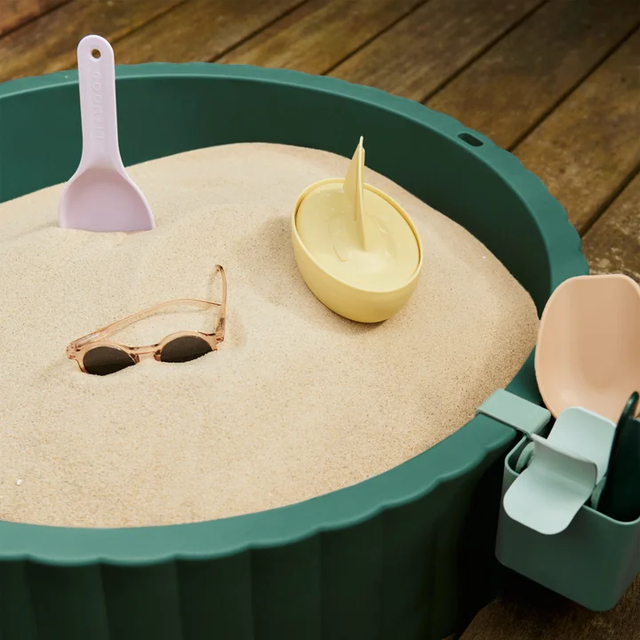 LIEWOOD - Saul Sandpit, Ø 80 cm, green garden / sandy