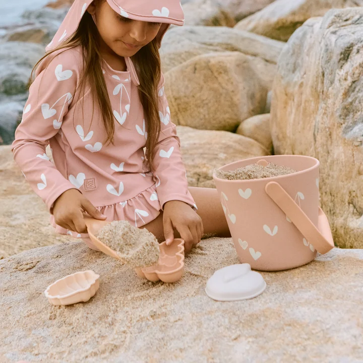 LIEWOOD - Gilma beach set, Sweethearts, pale tuscuny (6 pcs.)