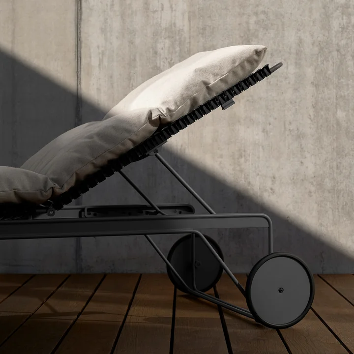 HOUE - CLICK Adjustable seat cushion for chaise longue, ash