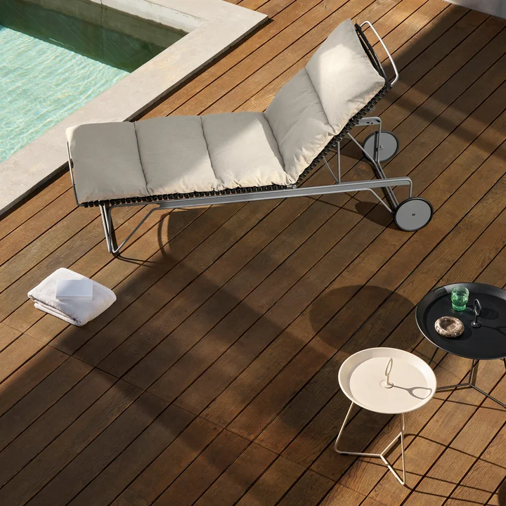 HOUE - CLICK Adjustable seat cushion for chaise longue, ash