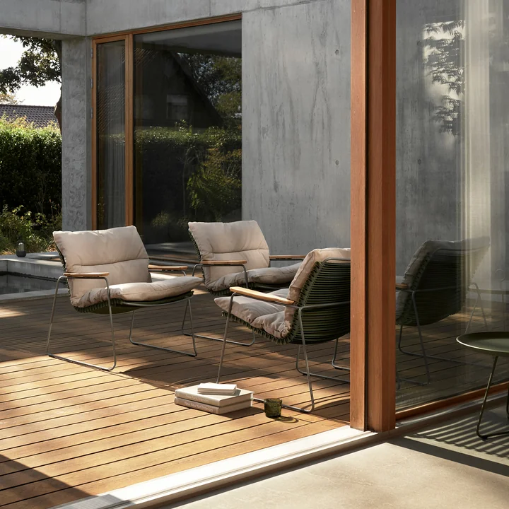 HOUE - CLICK Seat cushion for Roomy Outdoor Lounge Chair, ash