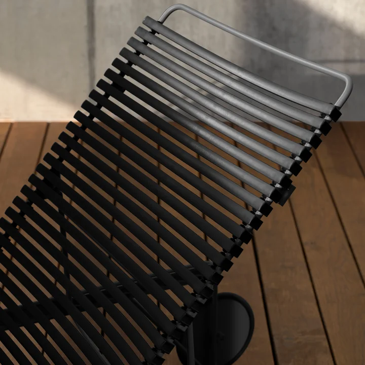 HOUE - CLICK Chaise Longue adjustable, black