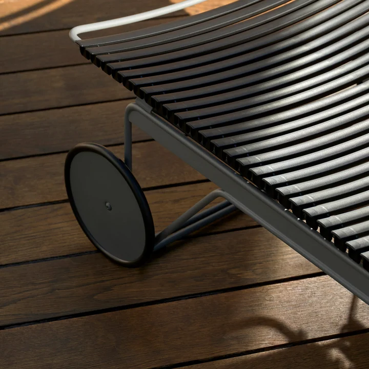 HOUE - CLICK Chaise Longue adjustable, black