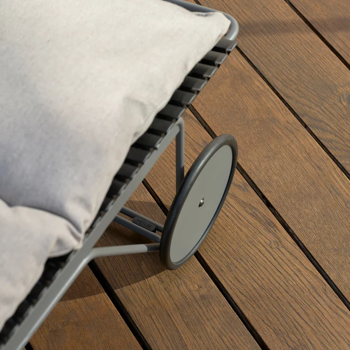 HOUE - CLICK Chaise Longue adjustable, black