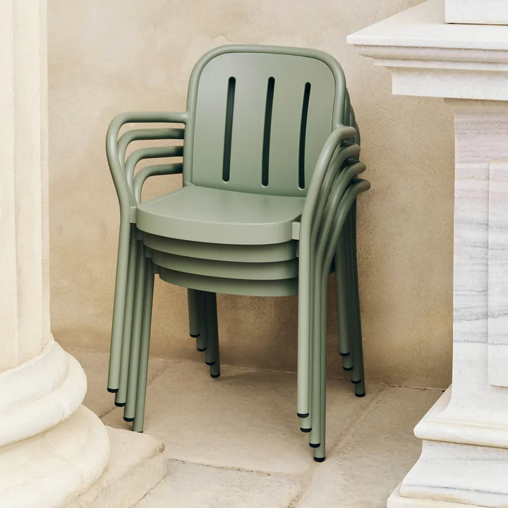 HAY - Deville Armchair, outdoor, thyme green