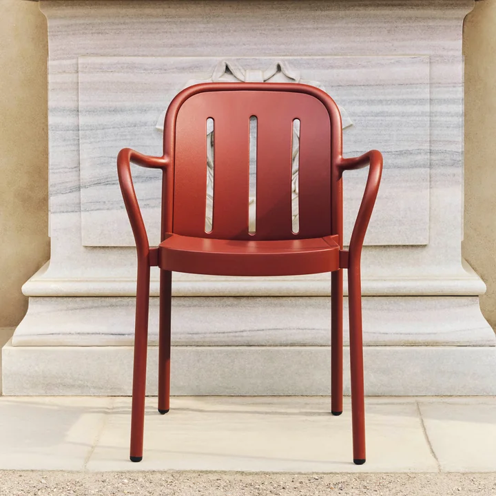 HAY - Deville Armchair, outdoor, iron red