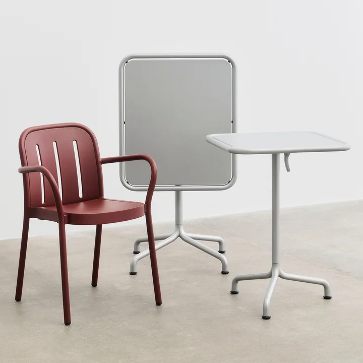 HAY - Deville Armchair and tables, outdoor