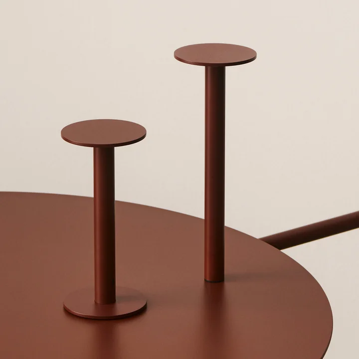 HAY - Host Portable LED table lamps, iron red