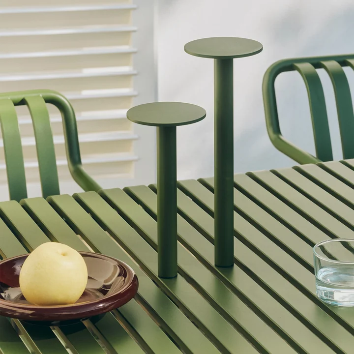 HAY - Host Portable LED table lamps, olive