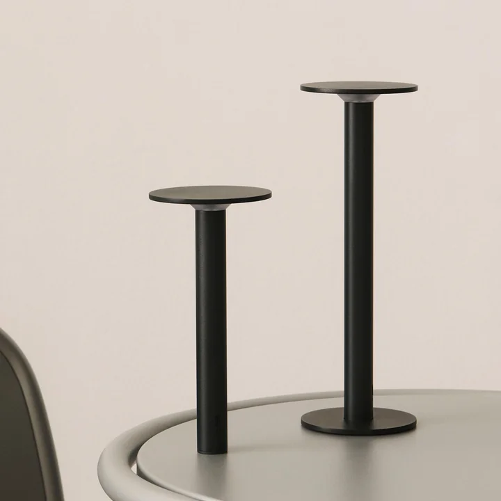 HAY - Host Portable LED table lamps, anthracite