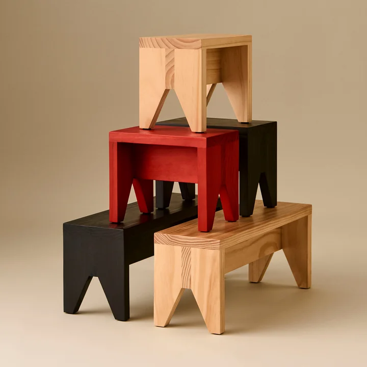 HAY - Manolito Stool, long and short