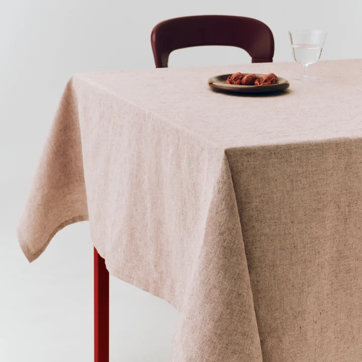 HAY - Terrazza Tablecloth, 230 x 150 cm, soft burgundy