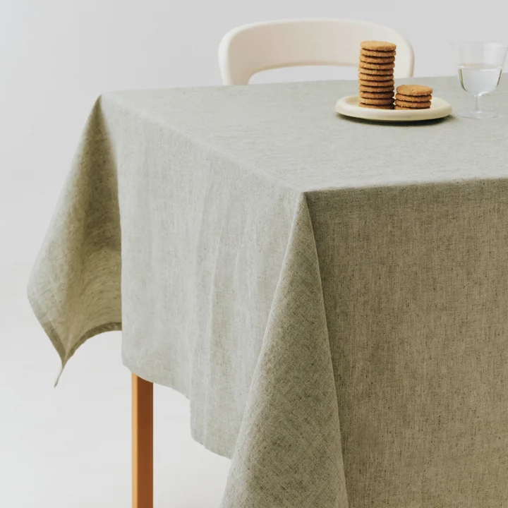 HAY - Terrazza Tablecloth, 230 x 150 cm, soft olive