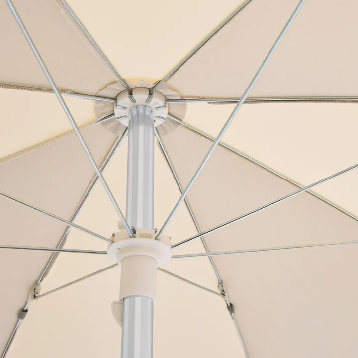 HAY - Terrazza Parasol, octagonal, Ø 200 cm, off-white / gray
