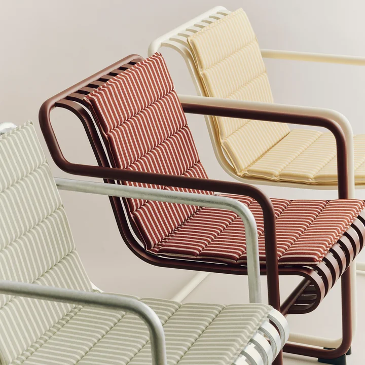 HAY - Terrazza Foldable seat cushion, thick stripes