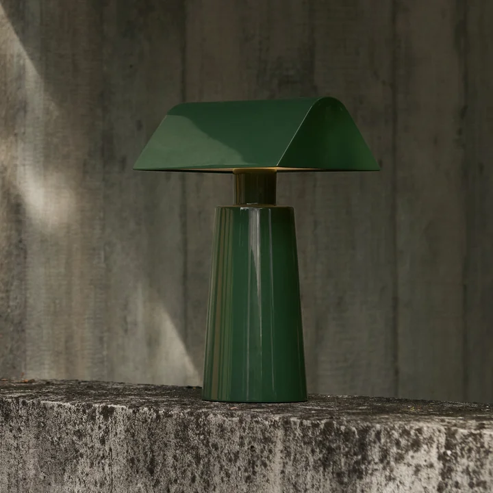 & Tradition - Caret MF1 Rechargeable lamp, forest green