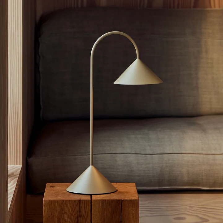 Frandsen - Grasp LED rechargeable floor lamp, H 47 cm, sand gray