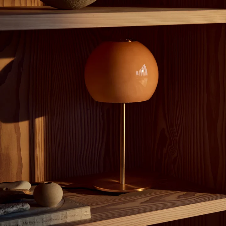 Frandsen - Ball Table lamp glass, amber