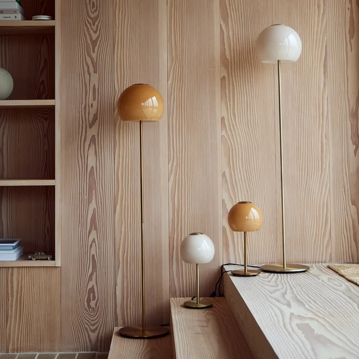 Frandsen - Ball Table and floor lamps