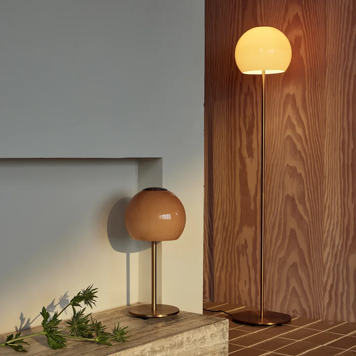 Frandsen - Ball Table and floor lamps