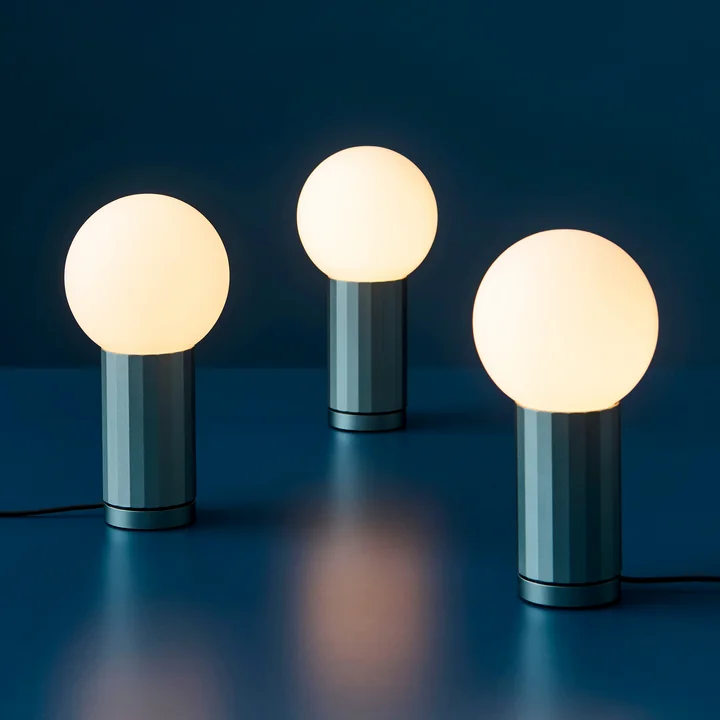 HAY - Turn On LED table lamp, blue