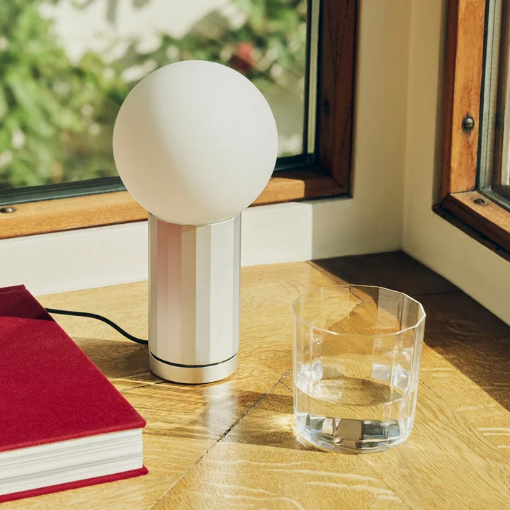 HAY - Turn On LED table lamp, aluminum