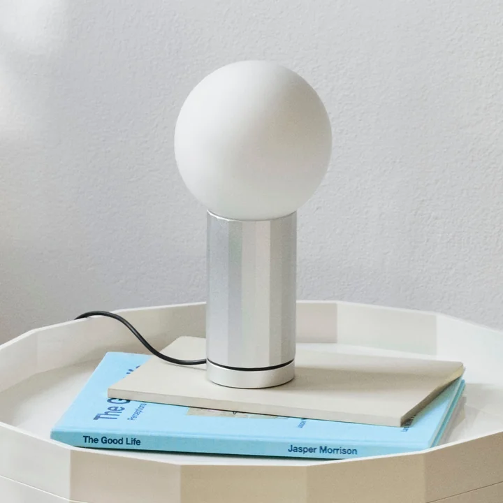 HAY - Turn On LED table lamp, aluminum