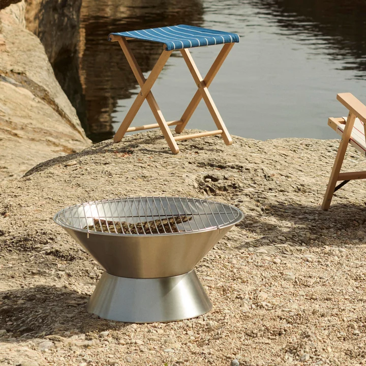 HAY - Outdoor Market Fireplace, stainless steel