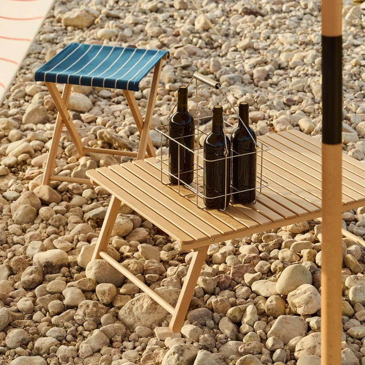 HAY - Outdoor Market Bottle carrier M and folding stool