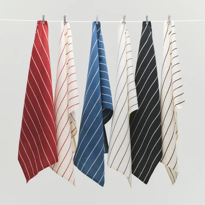 HAY - Outdoor Market Tea towels with stripes (set of 2)