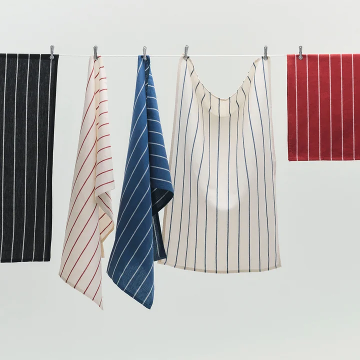 HAY - Outdoor Market Tea towels with stripes (set of 2)