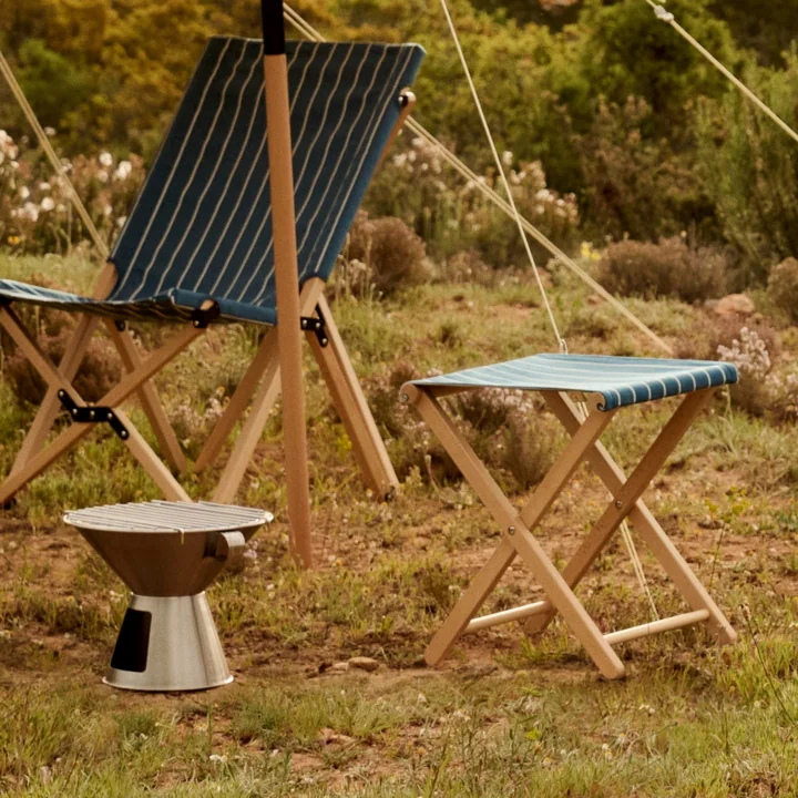 HAY - Outdoor Market Grill and folding stool