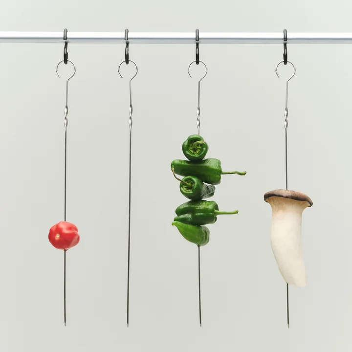 HAY - Outdoor Market Grill skewer, stainless steel (set of 4)