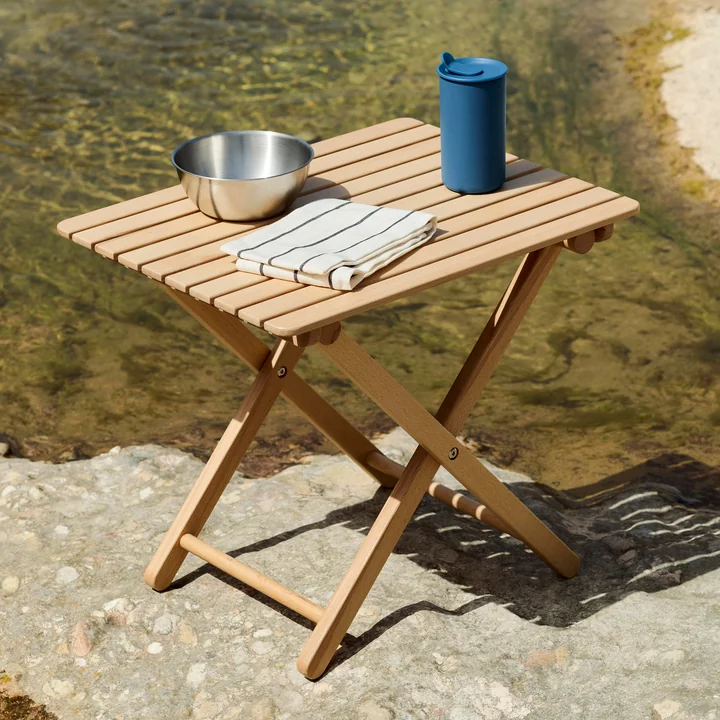 HAY - Outdoor Market Folding table S, natural