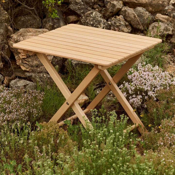 HAY - Outdoor Market Folding table S, natural