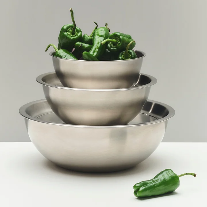 HAY - Outdoor Market Bowl with lid, stainless steel