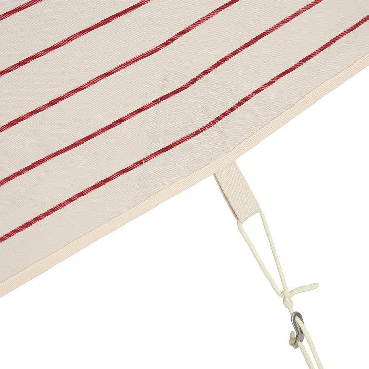 HAY - Outdoor Market Awning, beige with red stripes