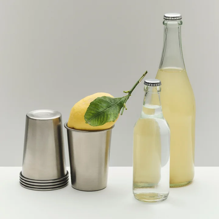 HAY - Outdoor Market Cup S, stainless steel (set of 2)