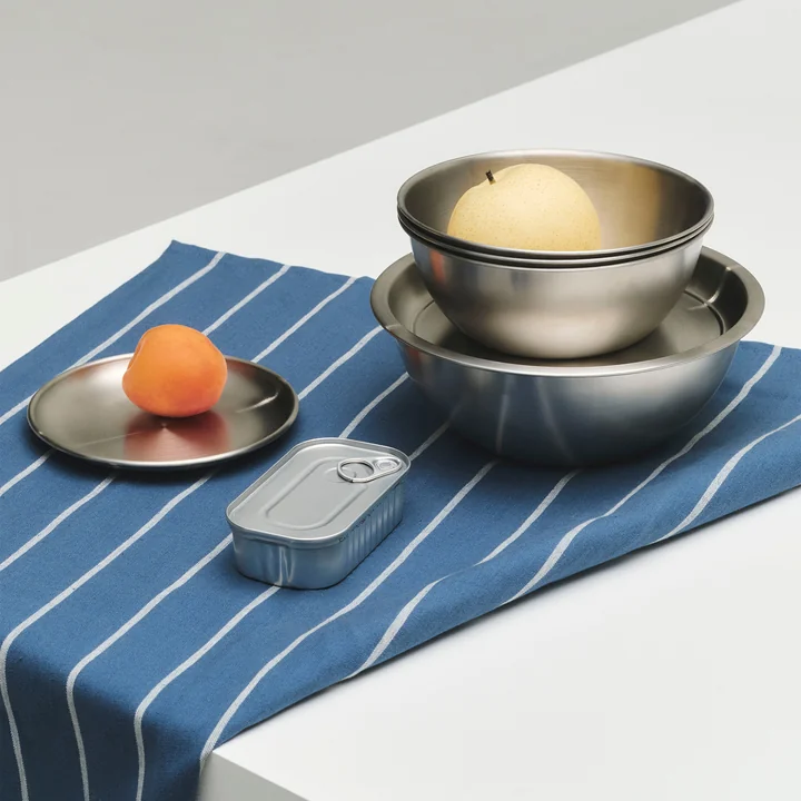 HAY - Outdoor Market Plates, bowls with lids, stainless steel