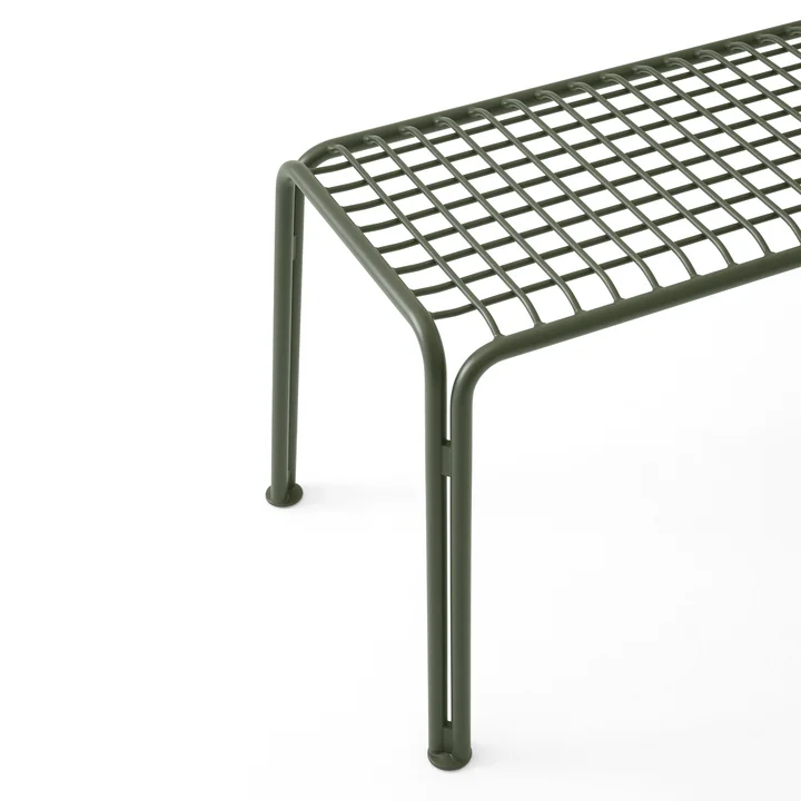 & Tradition - Thorvald SC112 Garden bench, 125 x 46 cm, bronze green