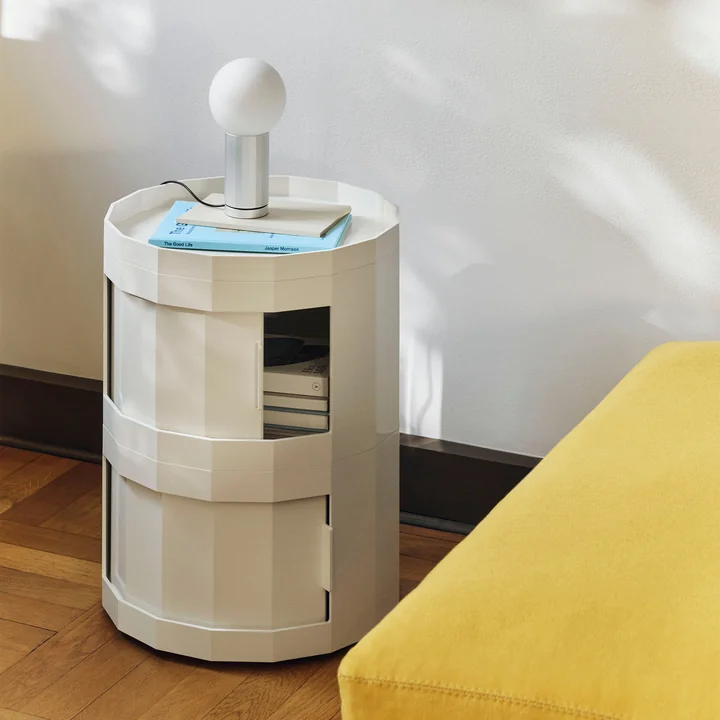 HAY - Facet Cabinet 20 with feet and castors, eggshell