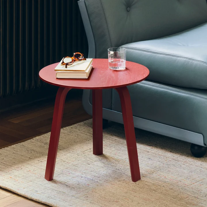 HAY - Bella Side table Ø 45 cm / H 39 cm, tile red