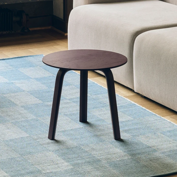 HAY - Bella Side table Ø 45 cm / H 39 cm, dark bordeaux