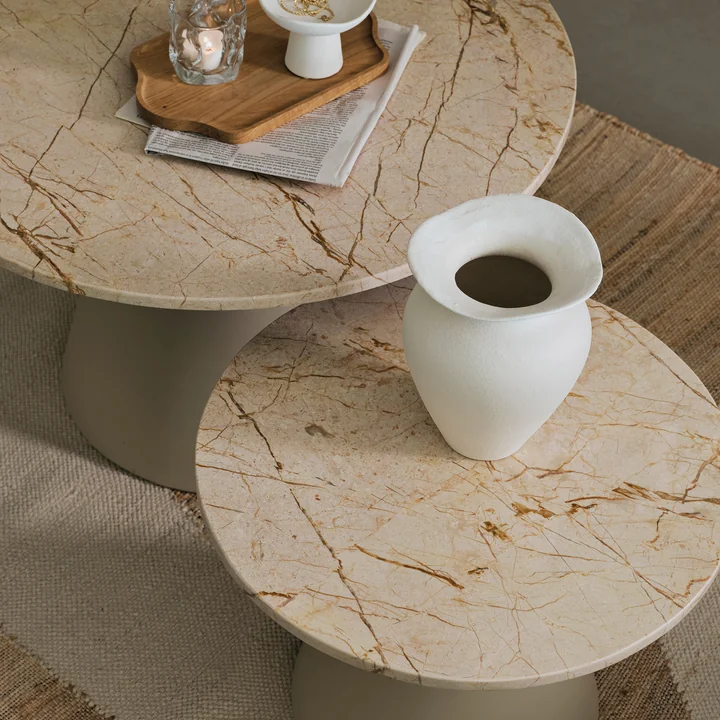 Broste Copenhagen - Miro Side table, beige